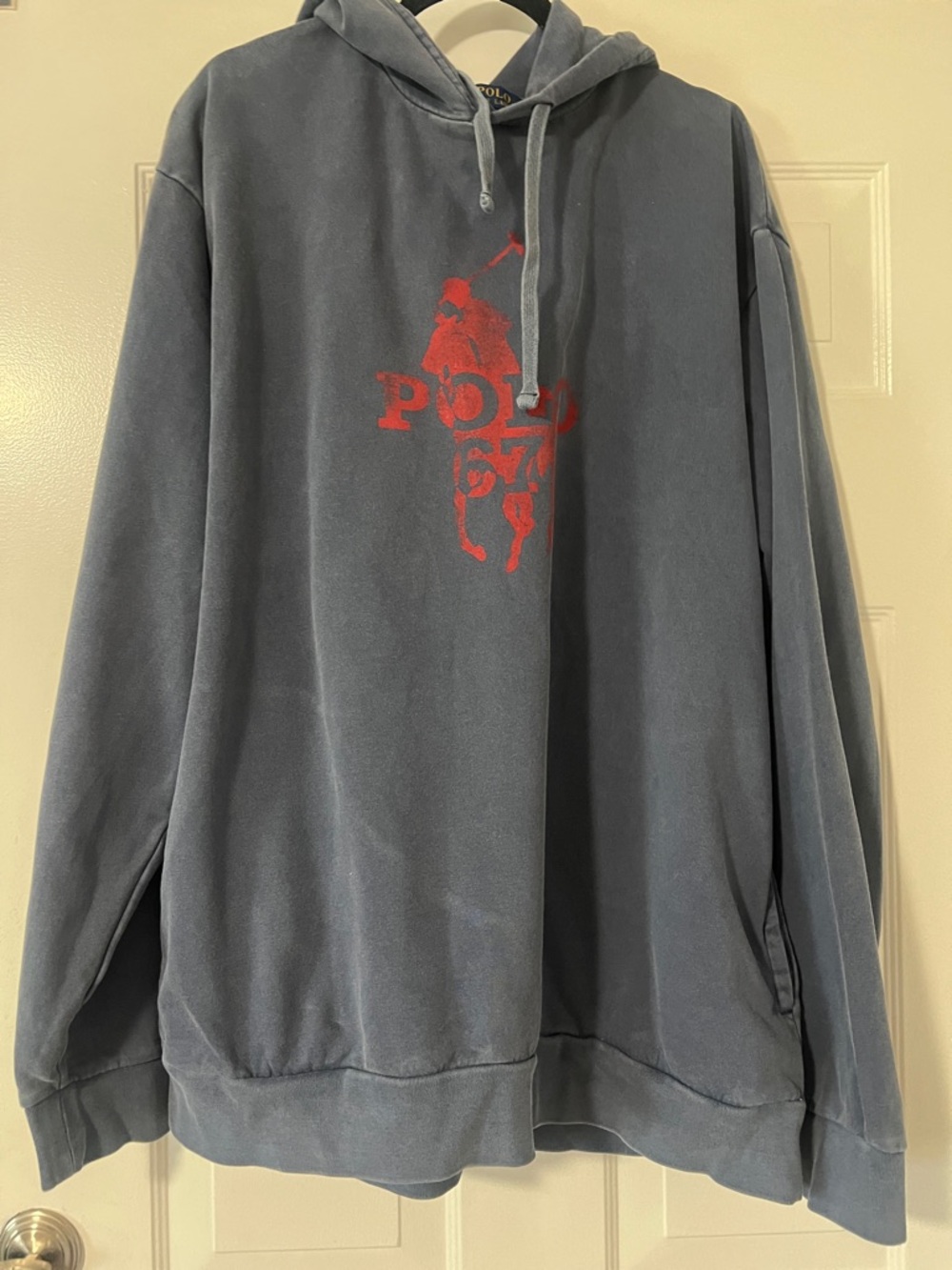 Polo by Ralph Lauren faded blue hoodie 2xlt and pants 1XB